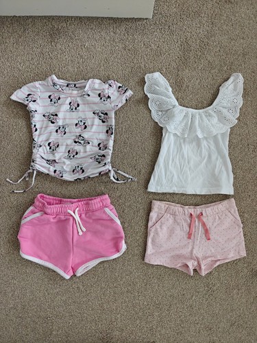 Girls pink white 3 - &,