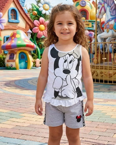 Girls minnie mouse grey white - minnie,