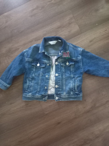 Girls denim jacket - with, minnie